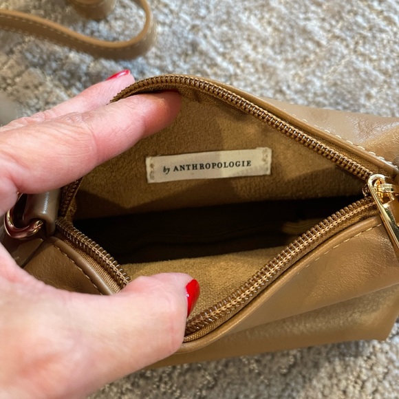 Anthropologie The Mini Hollace Tote, Removable Shoulder Strap Inner Pouch, Brown - Picture 11 of 16